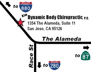 Map to Kim Dynamic Body Chiropractic, P.C.